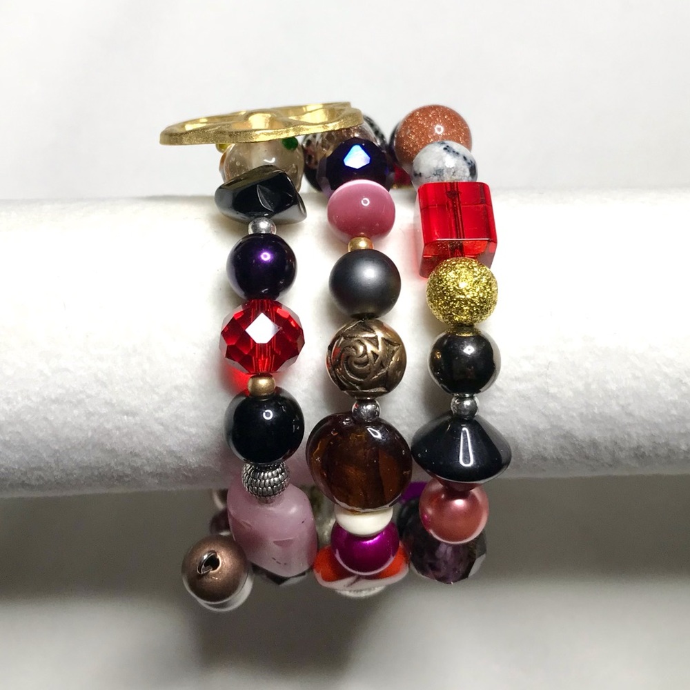 Handmade Bracelet With Vintage and Modern Elements (NB78-3H) New Without Tags - Picture 4 of 10